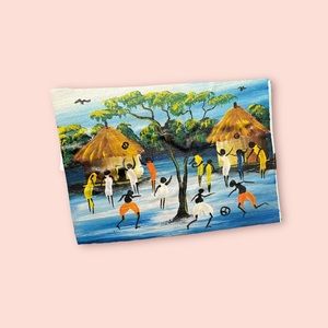 Hand painted card from Uganda